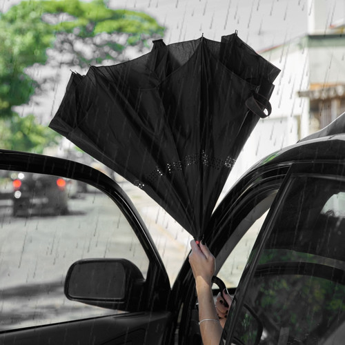 02078x Guarda-chuva Invertido. Preto