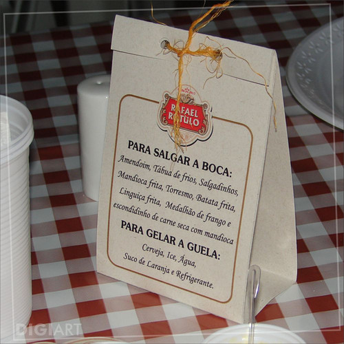 10 Menus para festa de buteco