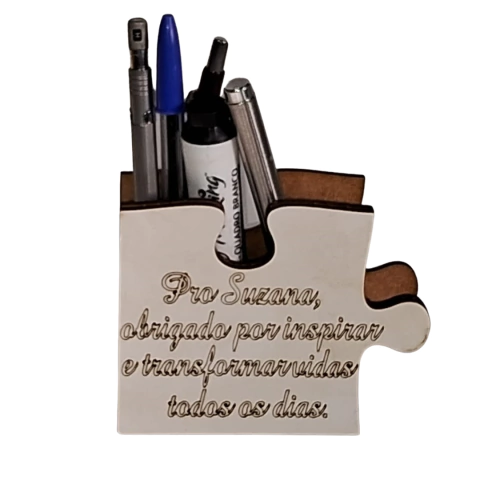 10 Porta Caneta MDF Personalizado Dia dos Professores