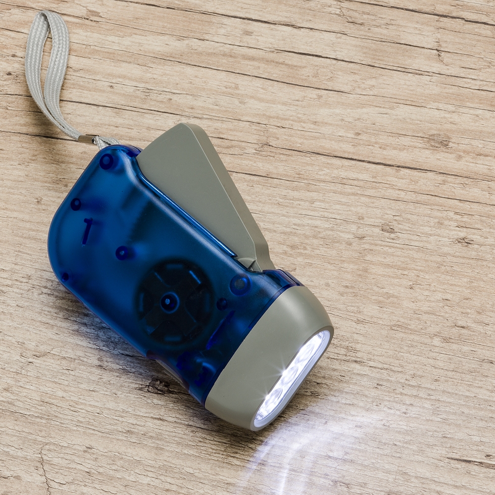 Lanterna Dínamo 3 Leds Personalizada — foto 3