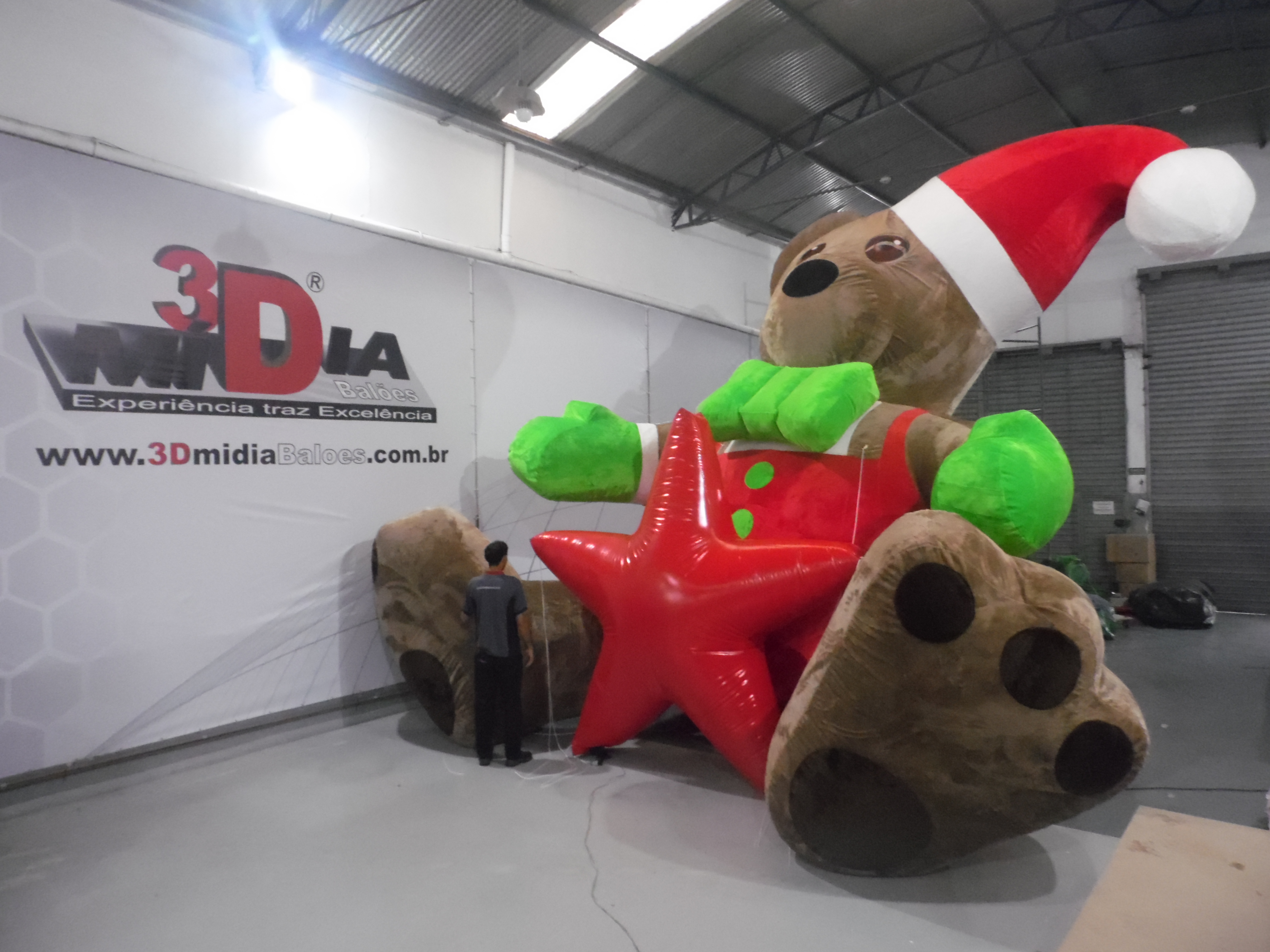 Urso Inflável Personalizado 6,0mh — foto 4