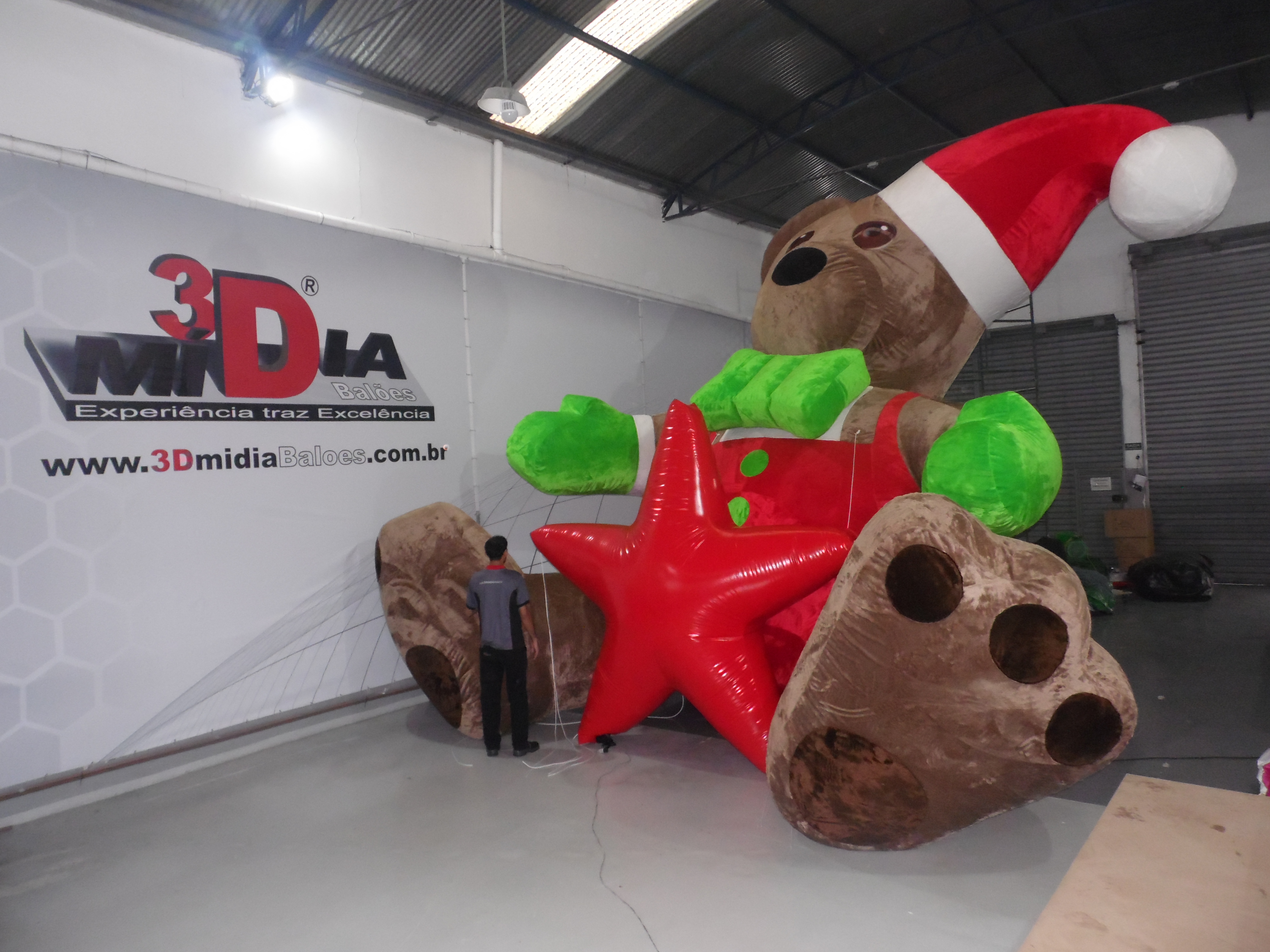 Urso Inflável Personalizado 6,0mh — foto 5