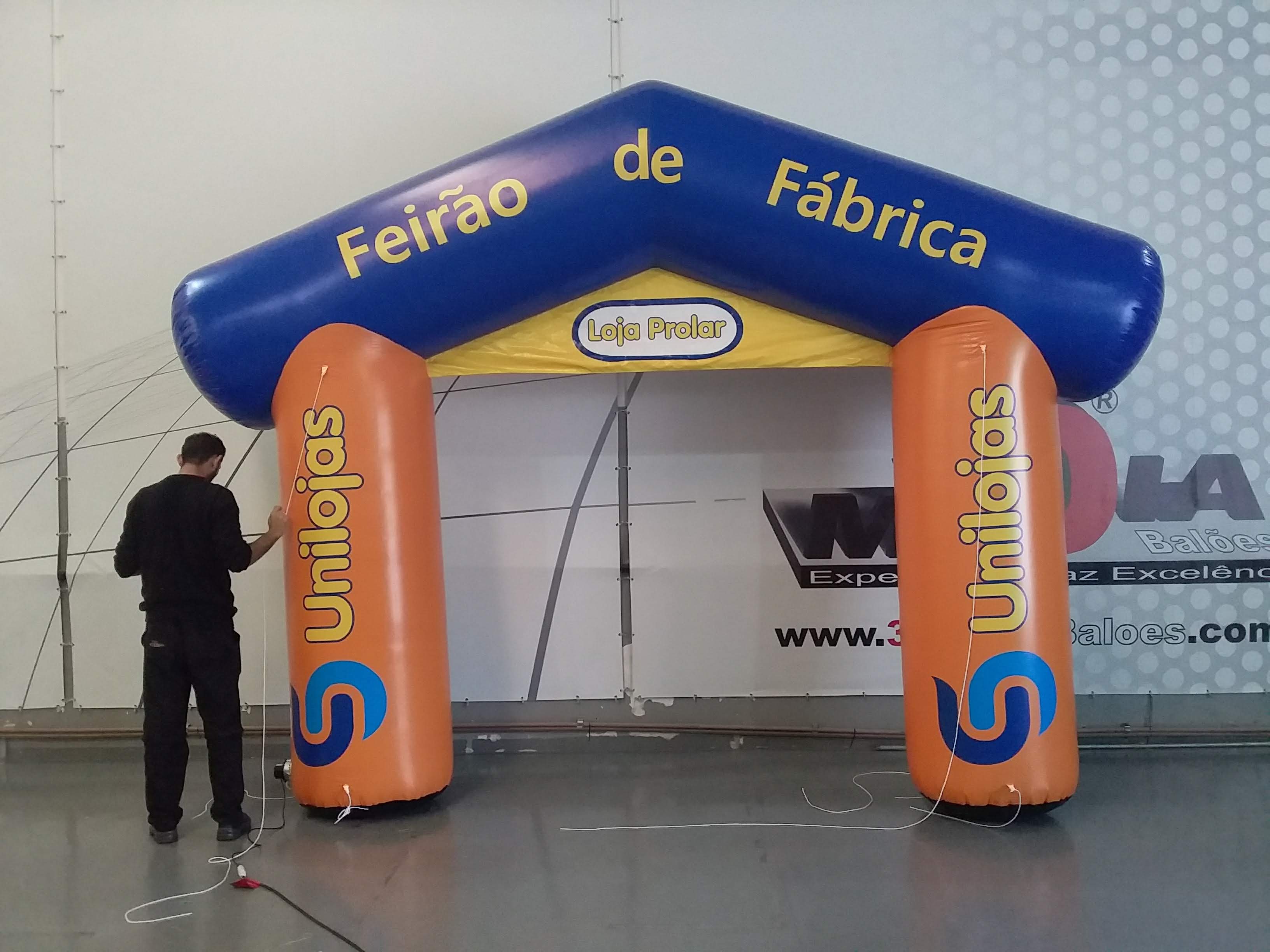 Portal inflável personalizado 3x4,5m — foto 3
