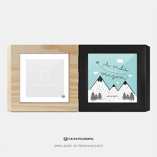 Frase Kids + Foto personalizada - Duo Box Classic — foto 2
