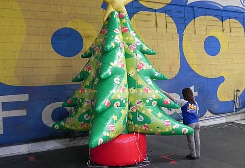 Papai Noel Inflável Personalizado — foto 3