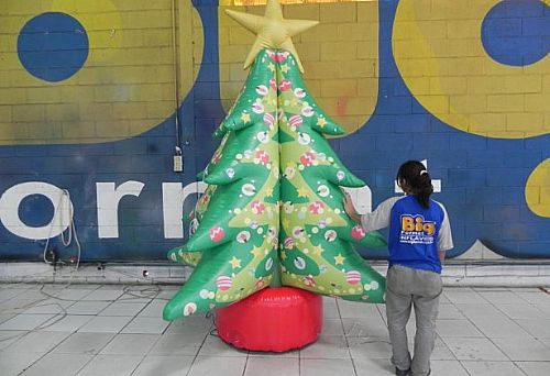 Papai Noel Inflável Personalizado — foto 6