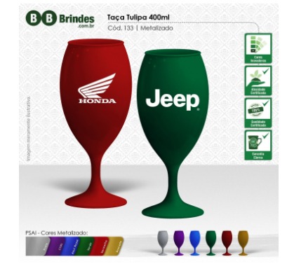 Taça Tulipa Personalizada — foto 5