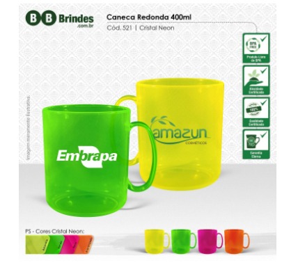 Caneca Cristal Personalizada — foto 2