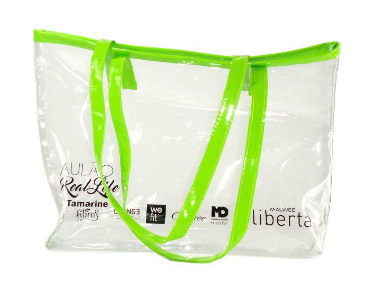44 - Sacola em PVC Cristal