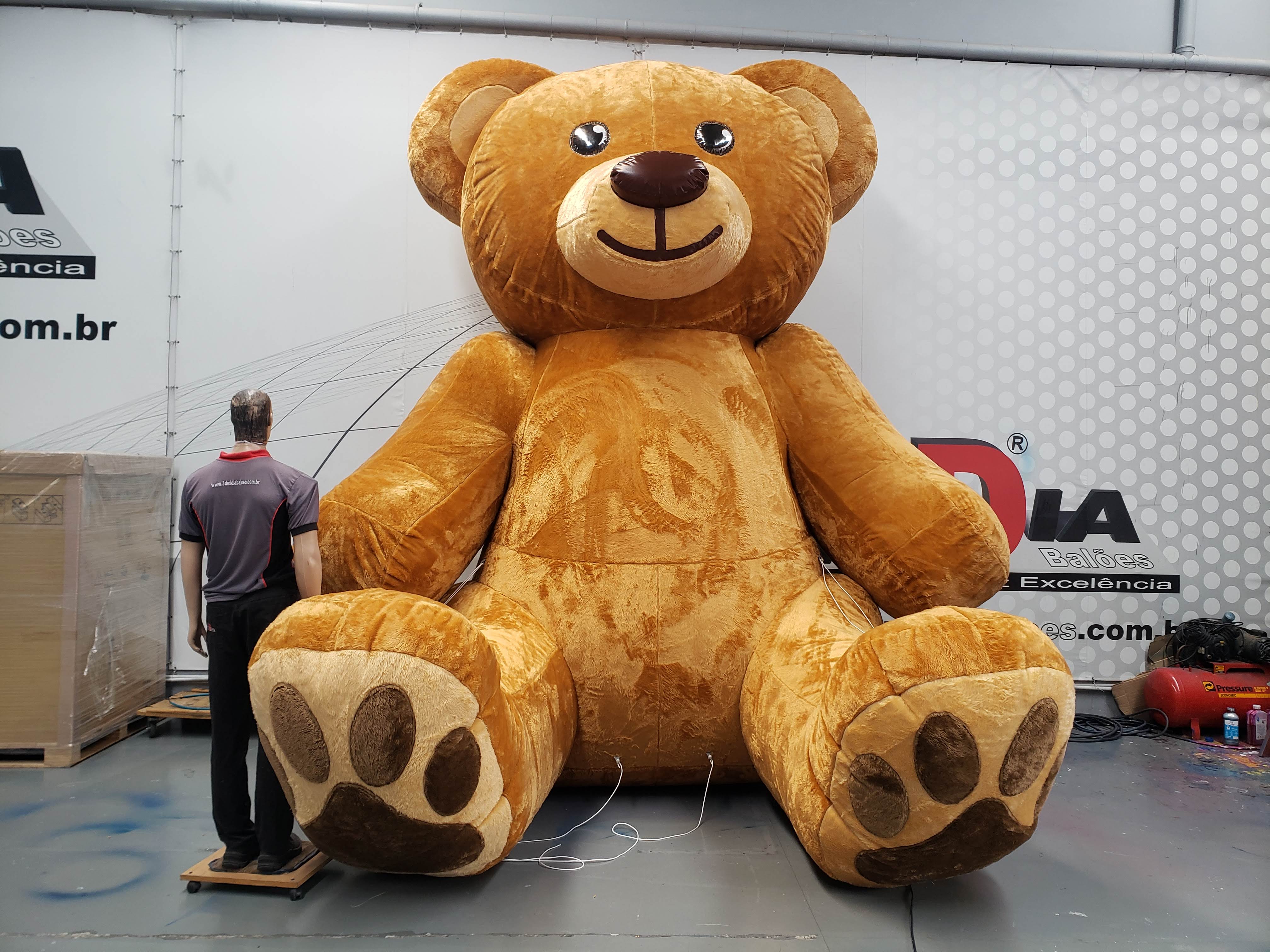 Urso Inflável Personalizado 4,0mh — foto 4