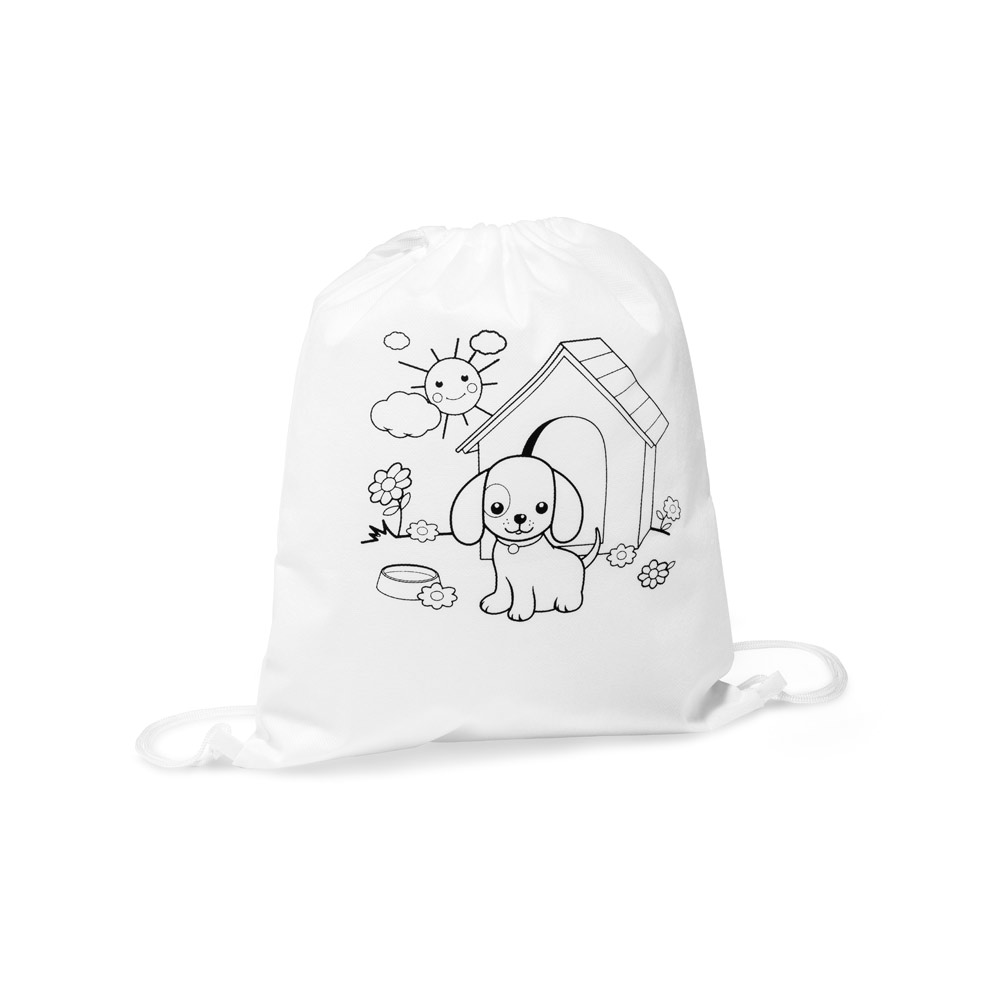sacola tipo mochila para colorir — foto 5