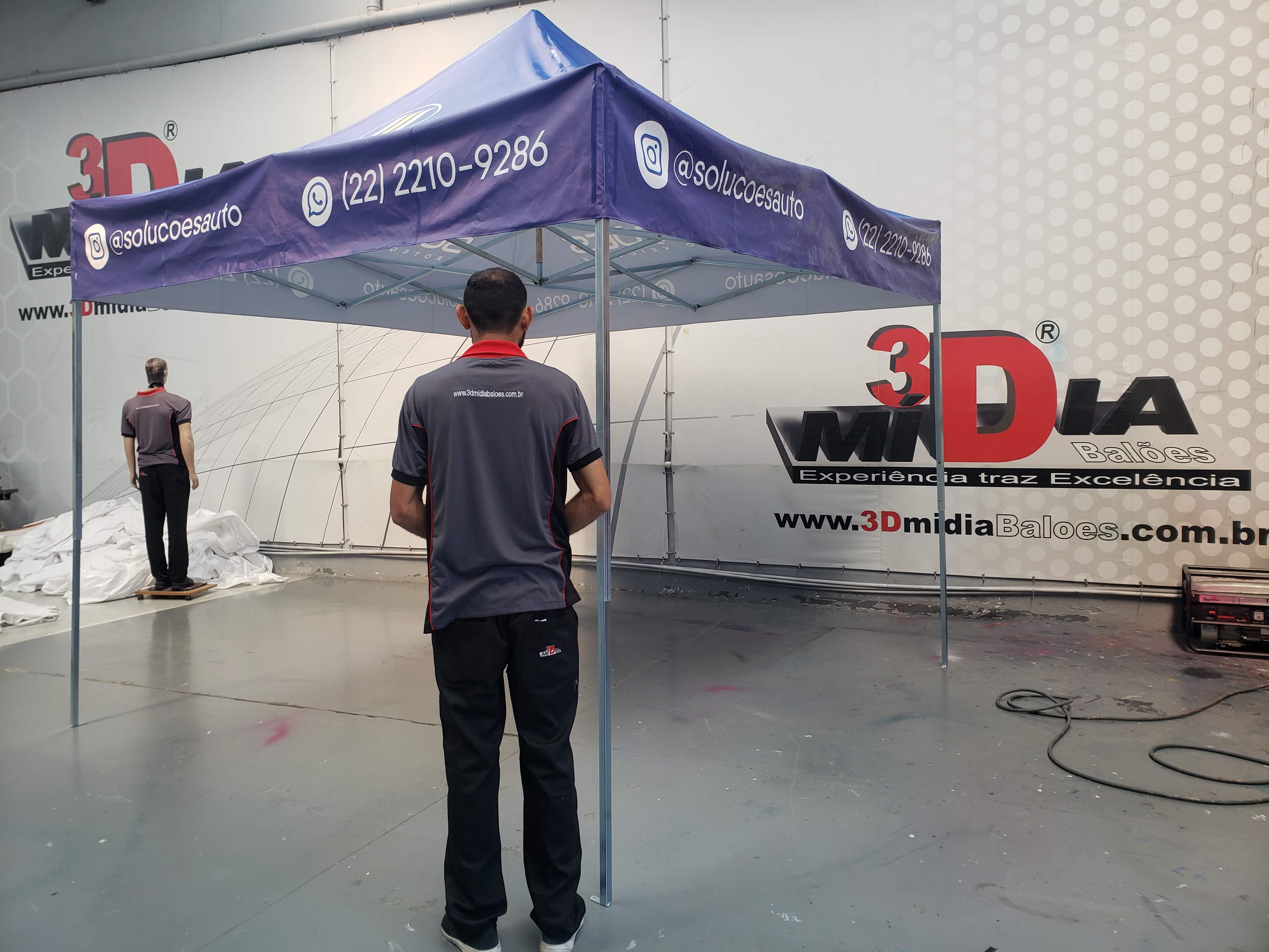Tenda Metálica Personalizada 3x3 — foto 2