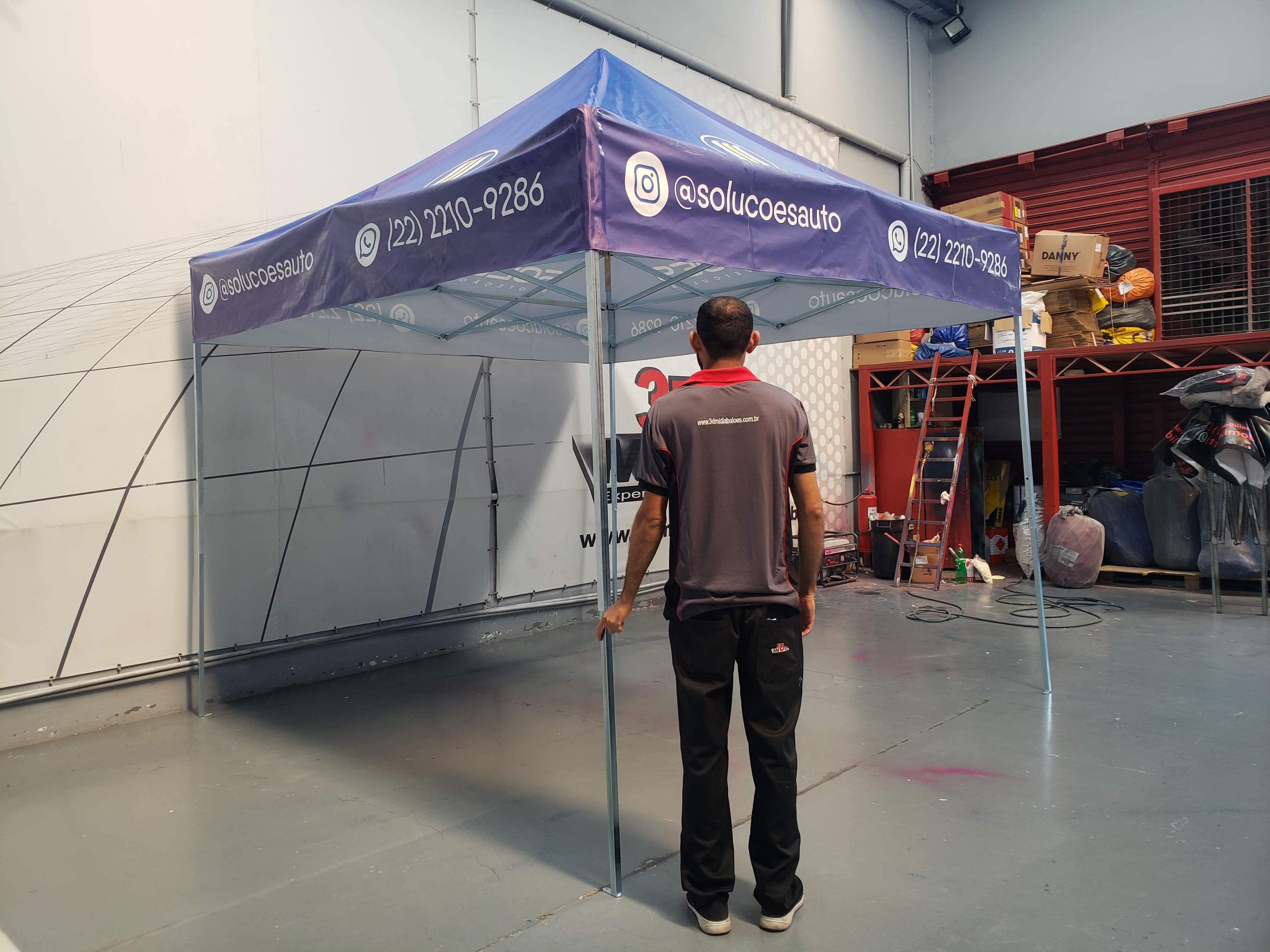 Tenda Metálica Personalizada 3x3 — foto 3