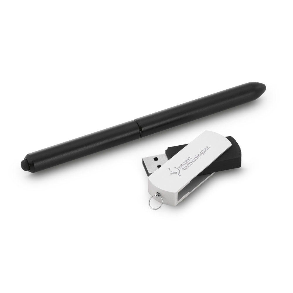 kit caneta esferográfica e pen drive — foto 3