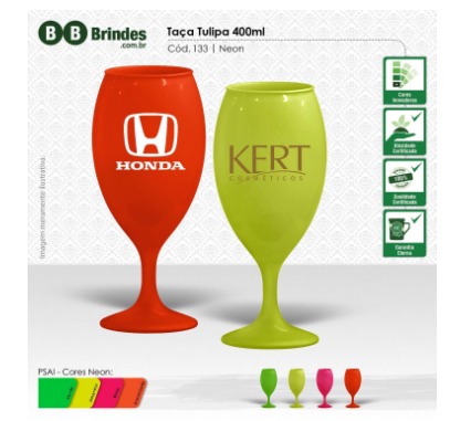 Taça Tulipa Personalizada — foto 3