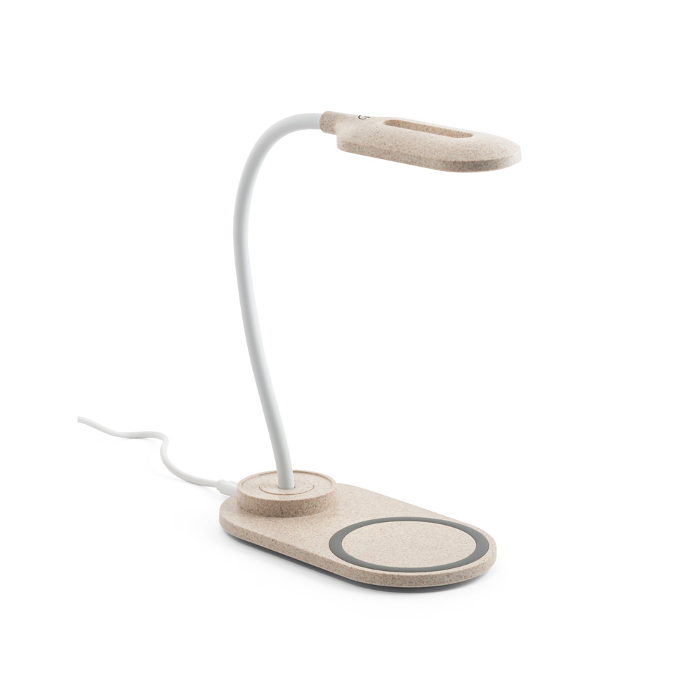luminária de mesa com carregador wireless — foto 4