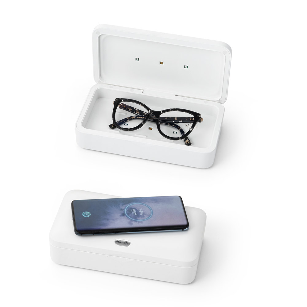 caixa esterilizadora uv com carregador wireless fast — foto 2