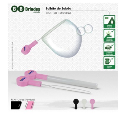 Bolhão de Sabão Personalizado — foto 2