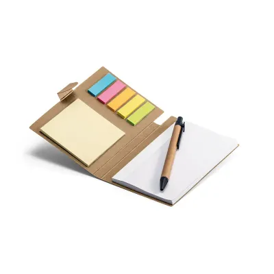 6 blocos adesivados capa em papel kraft - 1