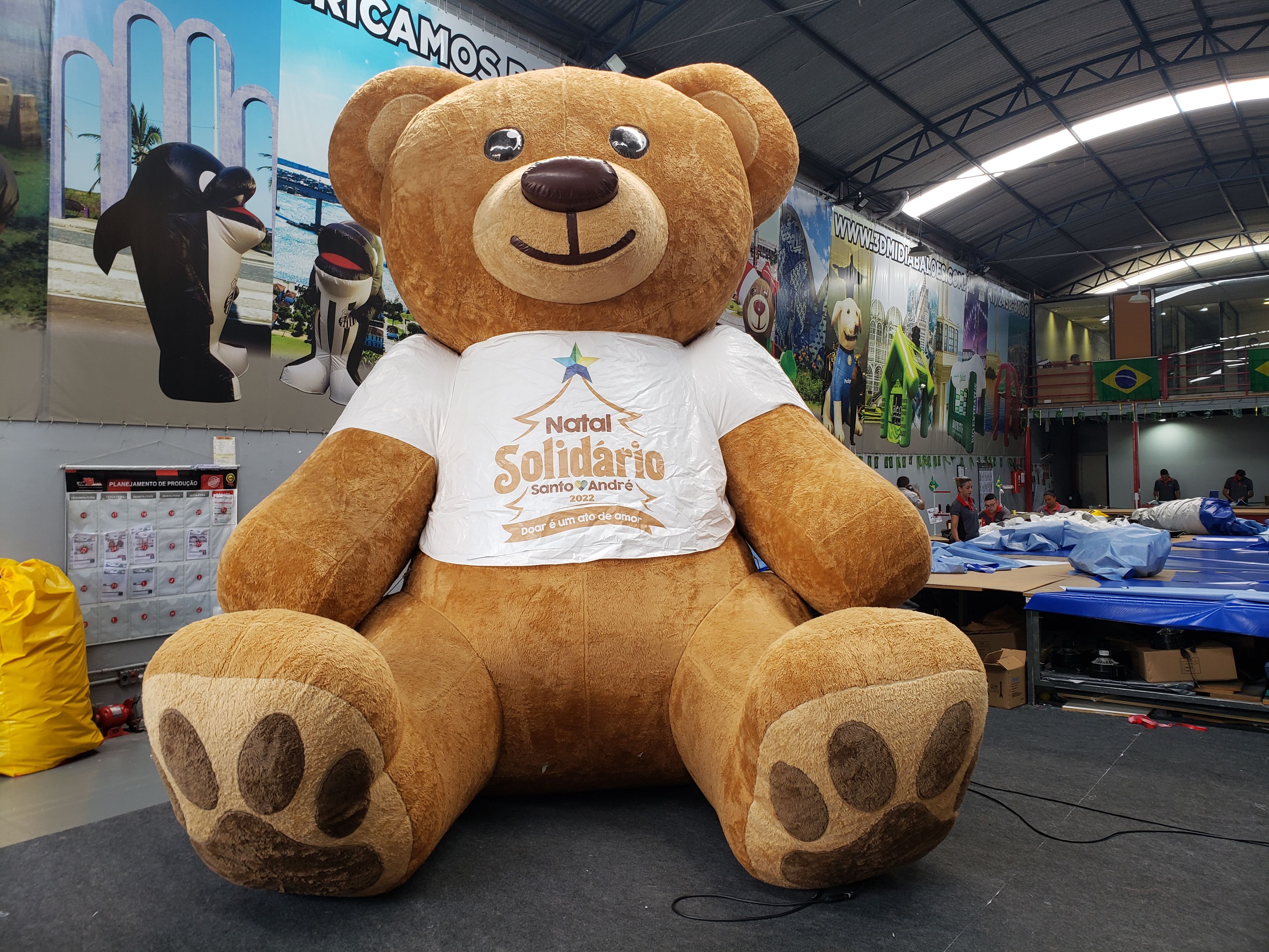 Urso Inflável Personalizado 4,0mh — foto 2