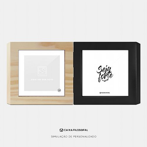 Frase para INSPIRAR e MOTIVAR + Foto personalizada - Duo Box Classic — foto 6