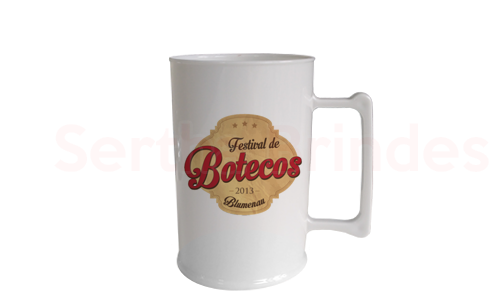 Caneca Plástica 450ml Silk e Transfer. — foto 3