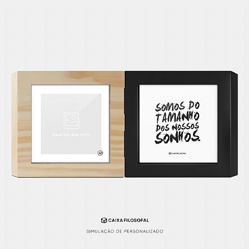 Frase para INSPIRAR e MOTIVAR + Foto personalizada - Duo Box Classic — foto 5