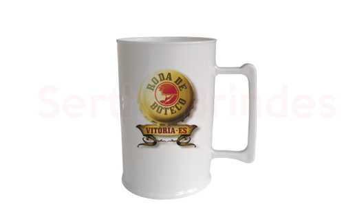 Caneca Plástica 450ml Silk e Transfer. — foto 2