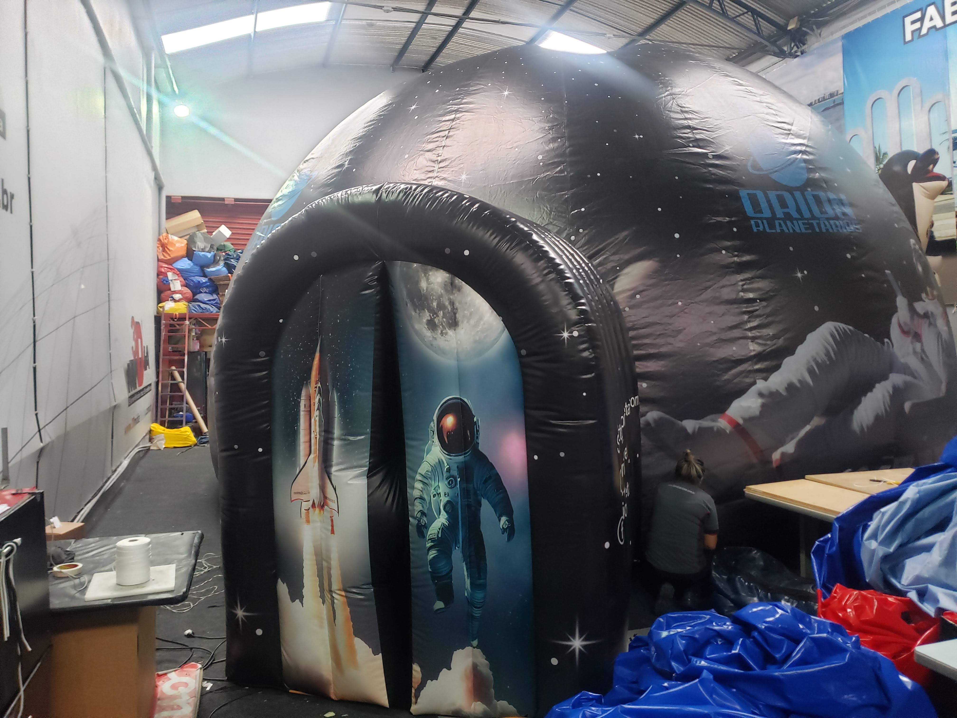 Planetário Inflável personalizado 8md (foto 4)