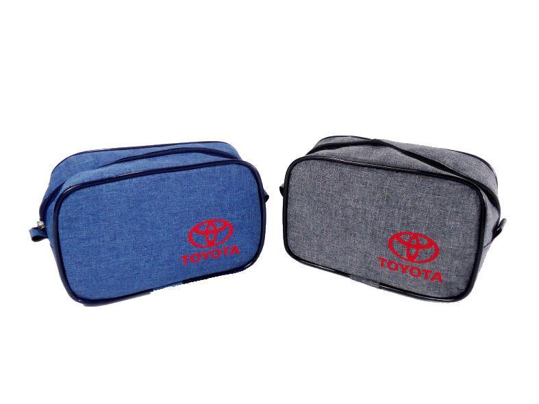 75 - Necessaire em Jeans Sintético