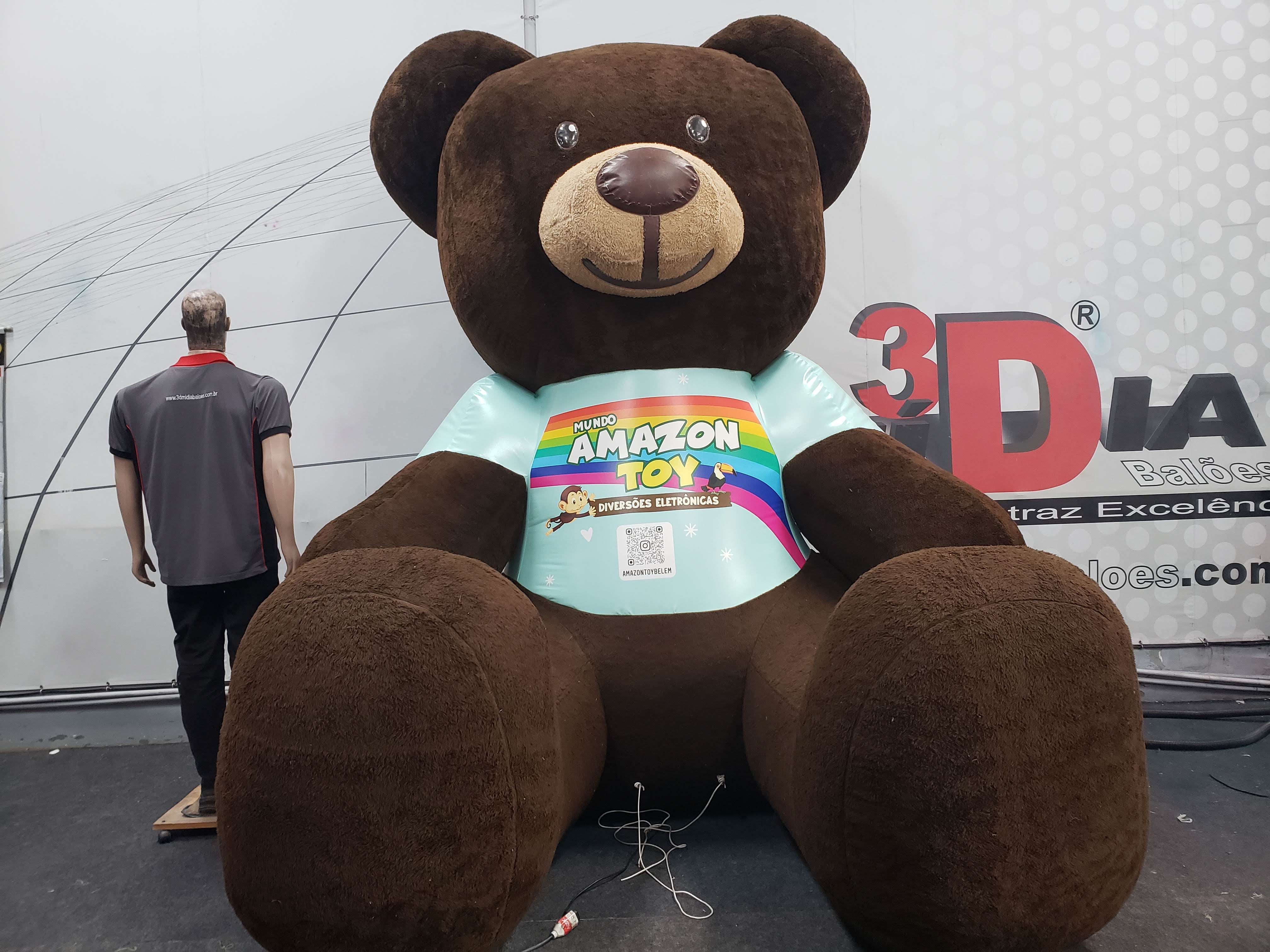 Urso Inflável Personalizado 3,0mh — foto 2