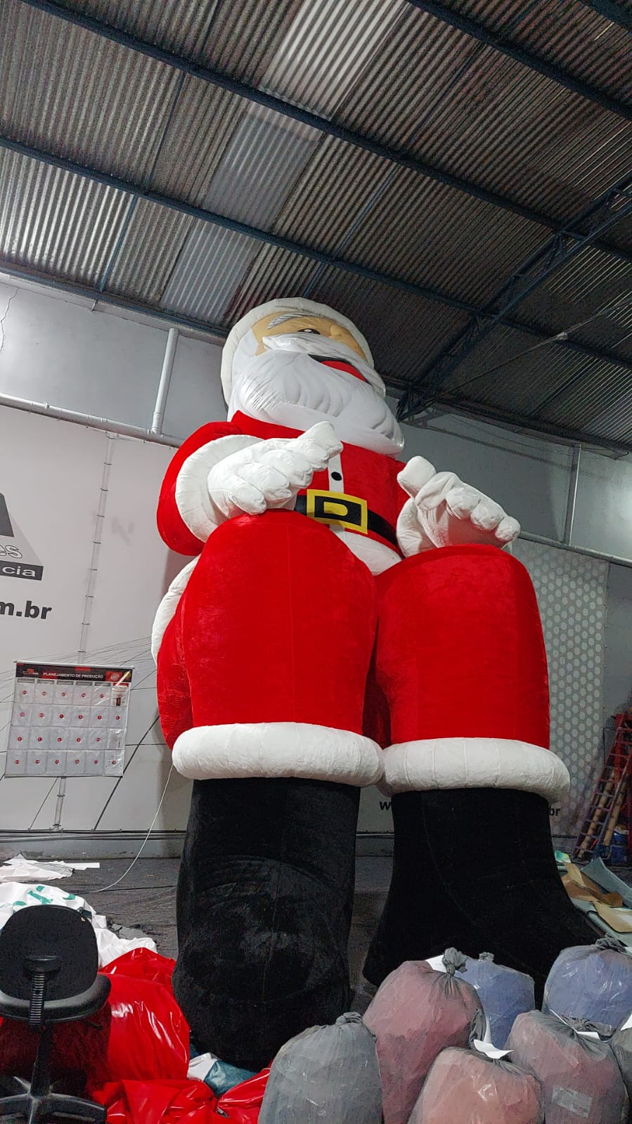 Papai noel Inflável Personalizado — foto 2