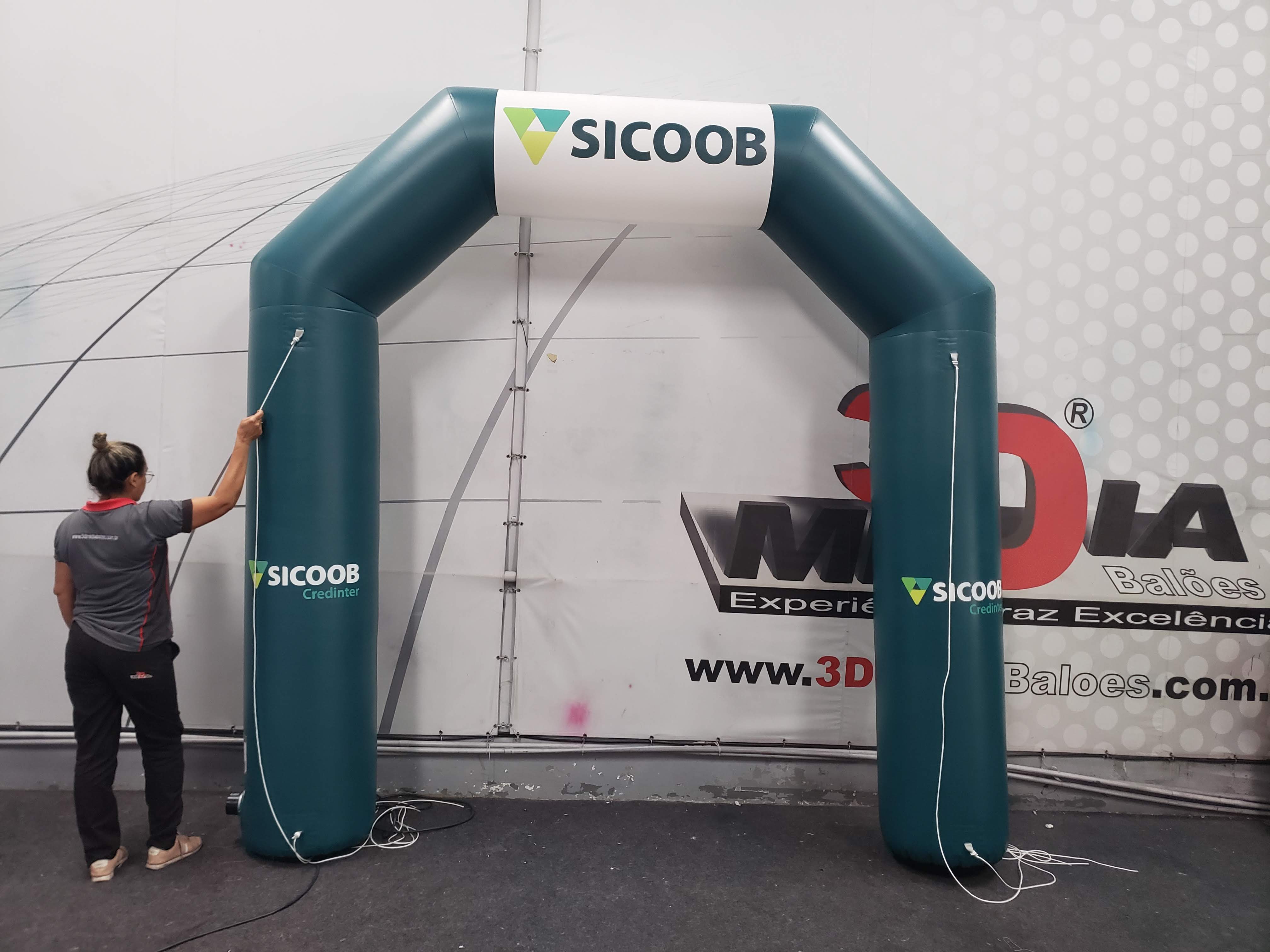 Portal Inflável Personalizado 3x3m (foto 2)