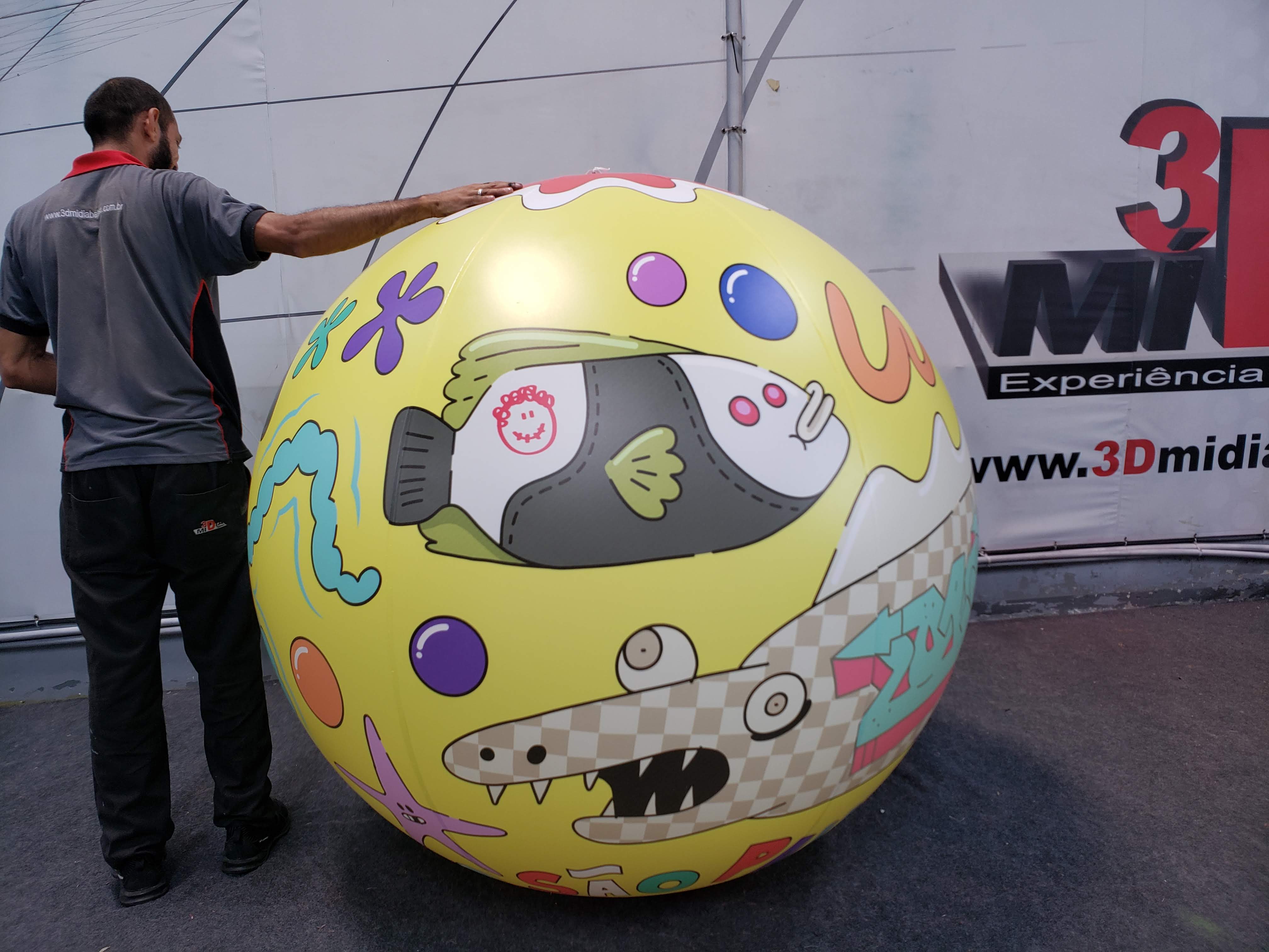 Bola Show Inflável personalizado 1,5md — foto 3