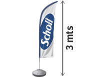 Wind Banner Kit Completo Bandeira E Base Tecido Microfibra — foto 3