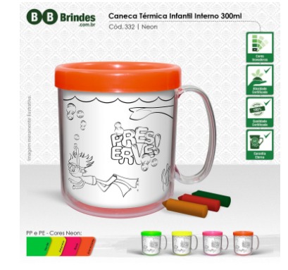 Caneca Térmica Infantil Personalizada — foto 2