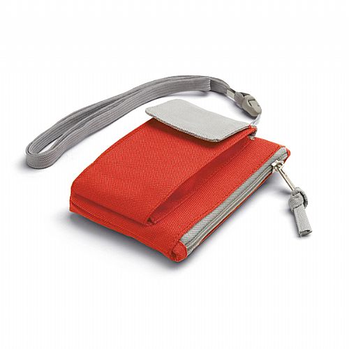 Bolsa chaveiro com bolso para celular e cordão de pescoço — foto 3