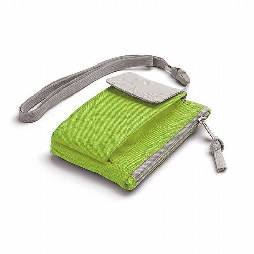 Bolsa chaveiro com bolso para celular e cordão de pescoço — foto 5