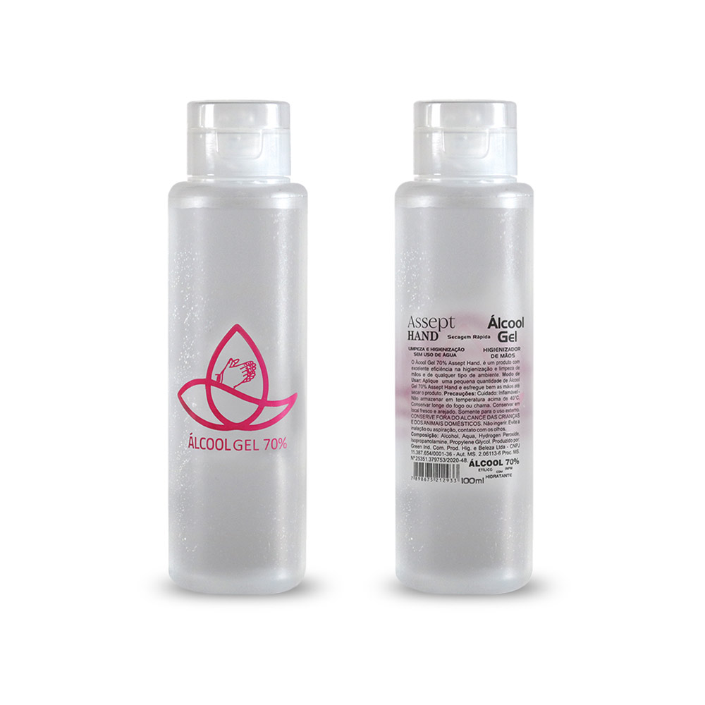 álcool gel 70% antisséptico 100ml — foto 2