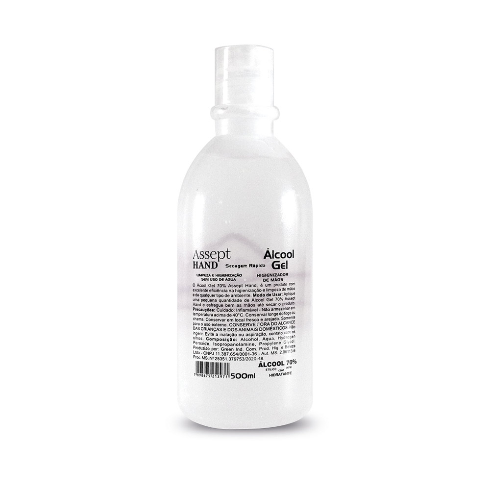 álcool gel 70% antisséptico 500ml — foto 5