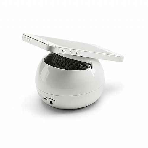 Caixa de som com microfone personalizada — foto 3
