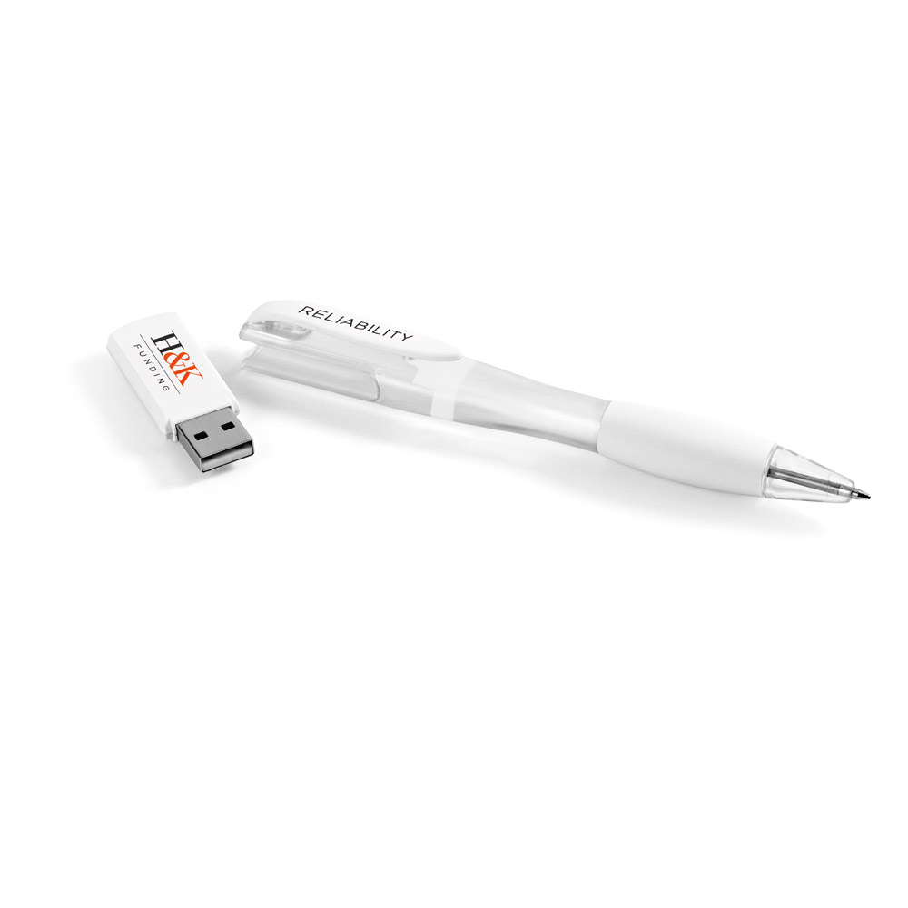 caneta esferográfica e pen drive — foto 3