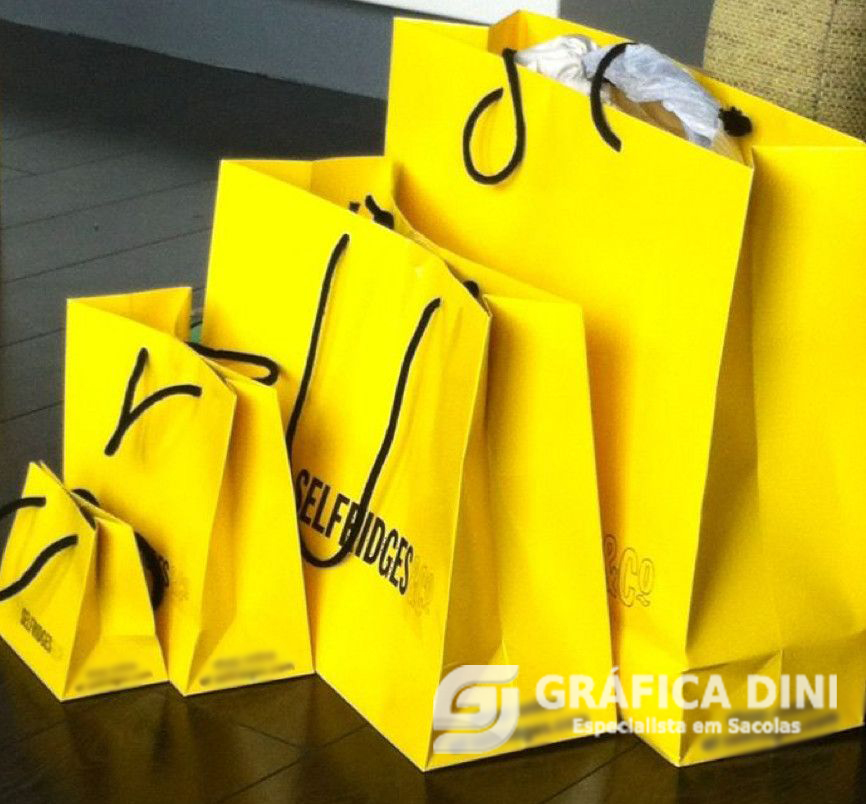 Sacolas de papel Offset personalizadas — foto 3