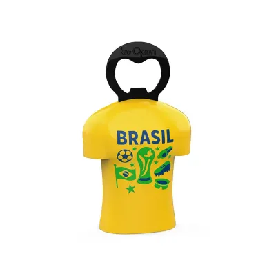 Abridor de Garrafa Camisa de Futebol - Brasil