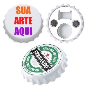 Abridor de Garrafa Tampa com Imã
