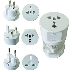 ADAPTADOR DE TOMADA QUADRADO UNIVERSAL - ADAP002