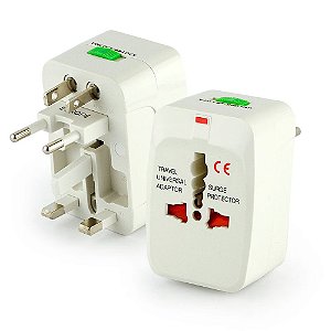 ADAPTADOR DE TOMADA REDONDO UNIVERSAL - ADAP001