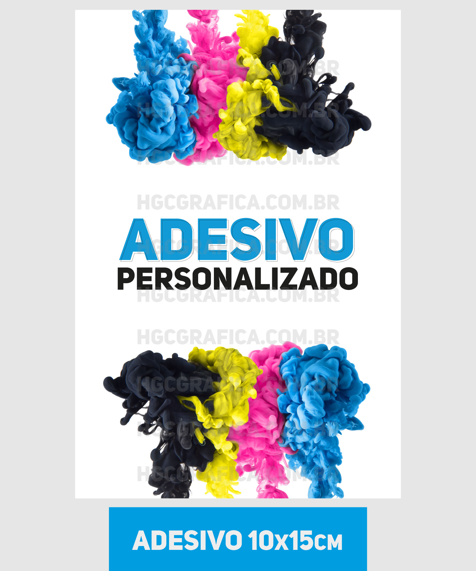 Adesivo em Vinil normal 10x15cm