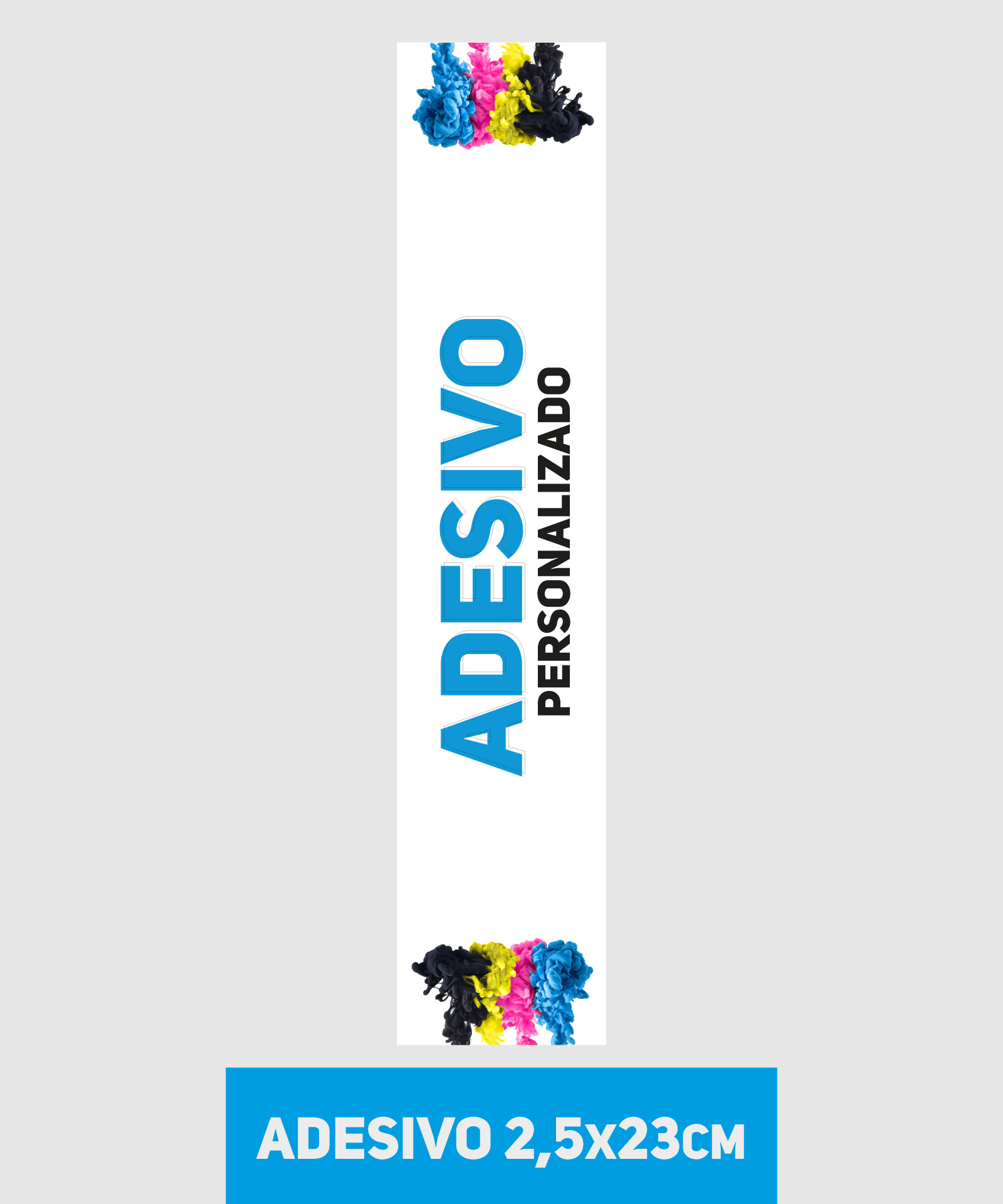 Adesivo em Vinil normal 2,5x23cm