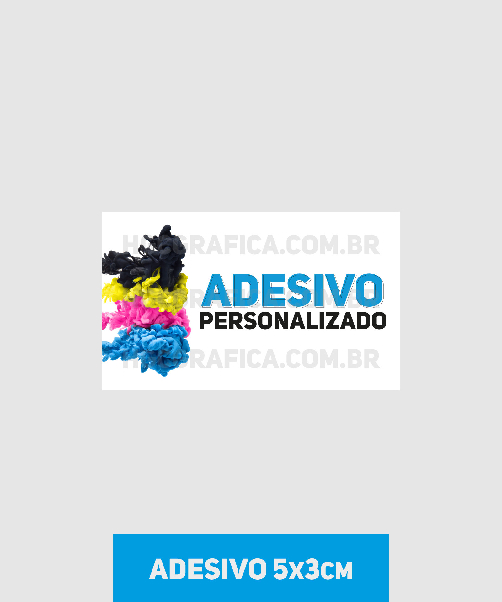 Adesivo em Vinil normal 5x3cm